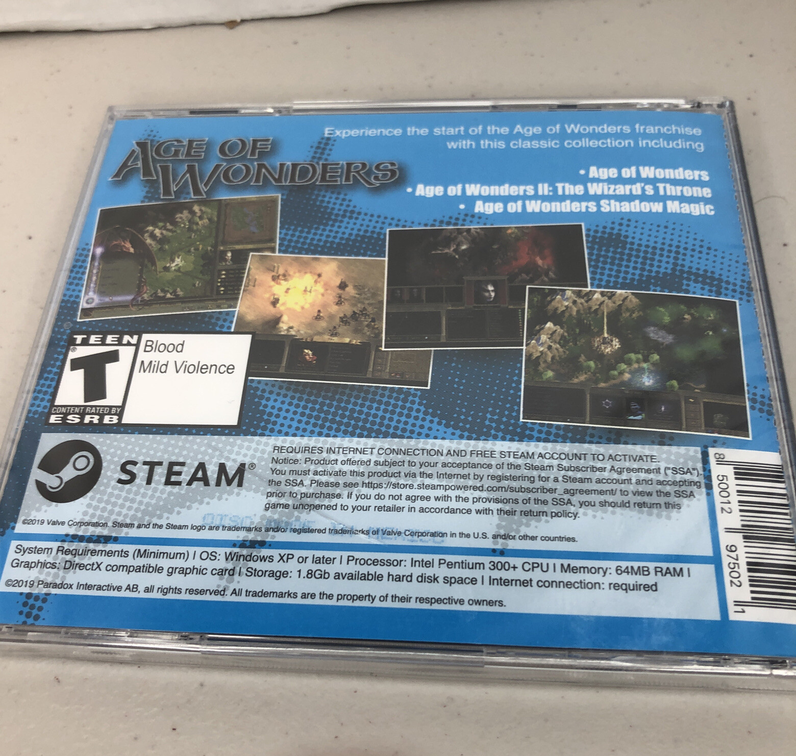 Age Of Wonders Shadow Magic + Age Of Wonders PC CD ROM 2019 Classic Bundle
