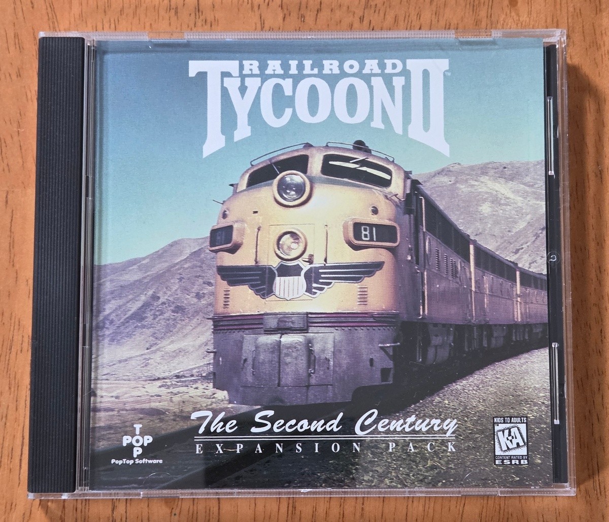 Railroad Tycoon II Second Century Expansion Pack PC Big Box Game CD Complete