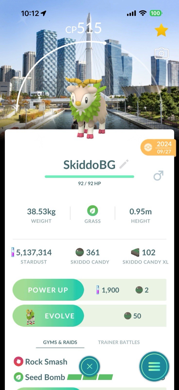 Pokémon GO SkiddoBG Event Exclusive Safari Zone 2024 Incheon Android iOS