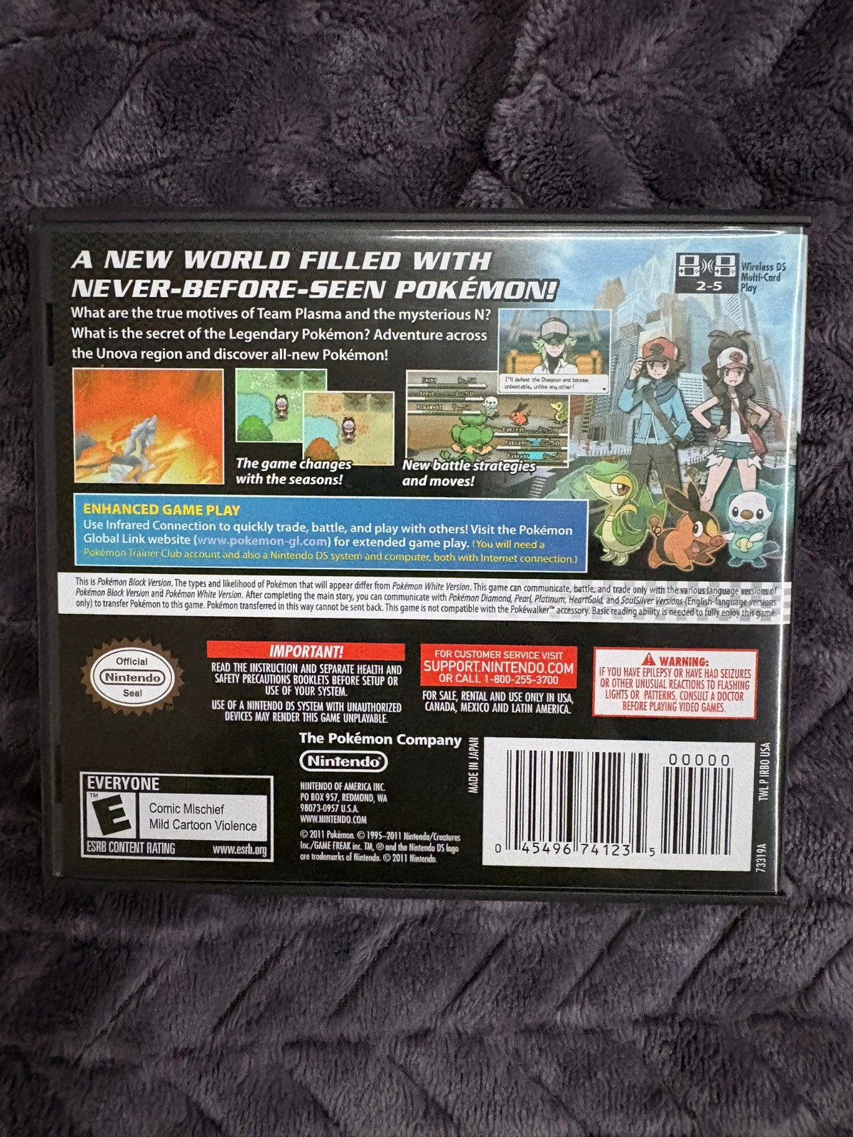 Pokemon: Black Version – AUTHENTIC, CIB – Nintendo DS