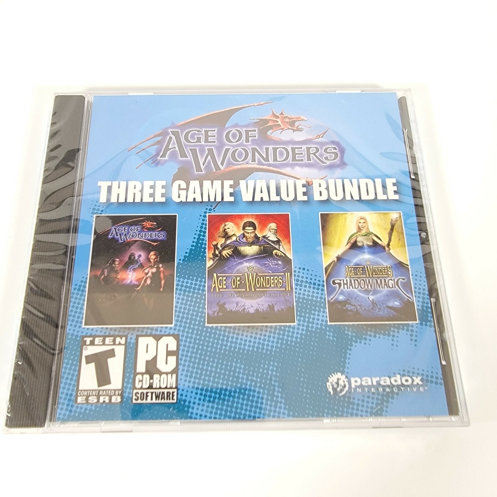 3 Game Bundle Age Of Wonders Shadow Magic + Age Of Wonders 2 PC CD ROM 2019
