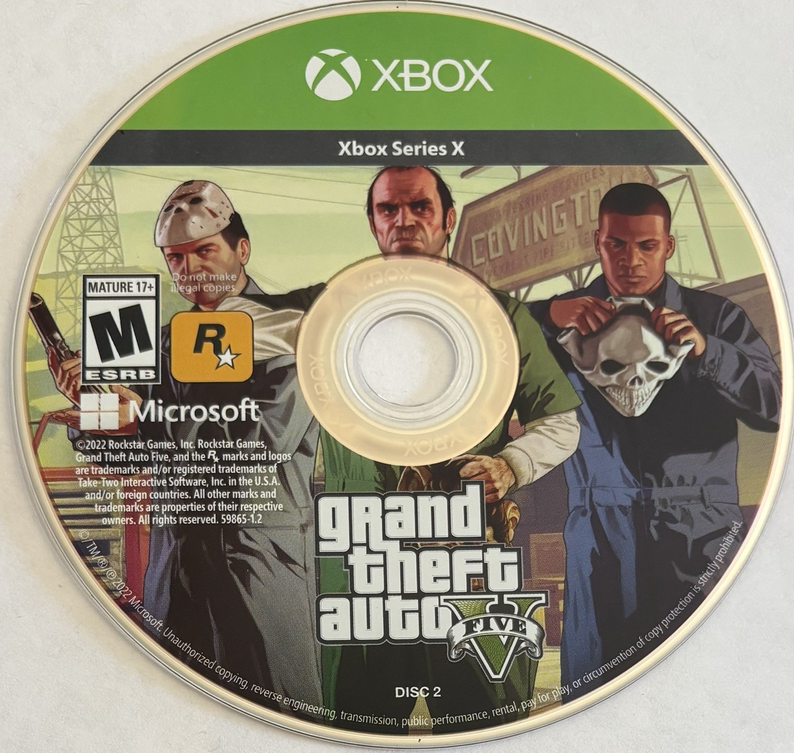 Grand Theft Auto V / 5 (Xbox Series X|S) DISC ONLY | NO TRACKING | M3235