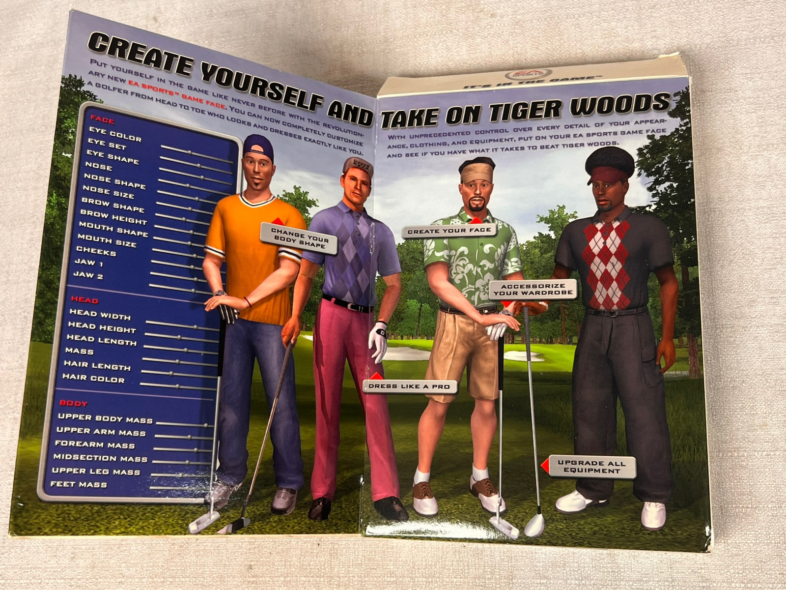 Tiger Woods PGA Tour 2004 Video Game Pc Cd-ROM E-Everyone