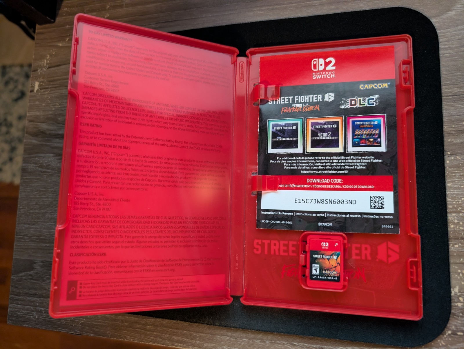 Street Fighter 6: Years 1-2 Fighters Edition (Nintendo Switch 2, 2025) Complete