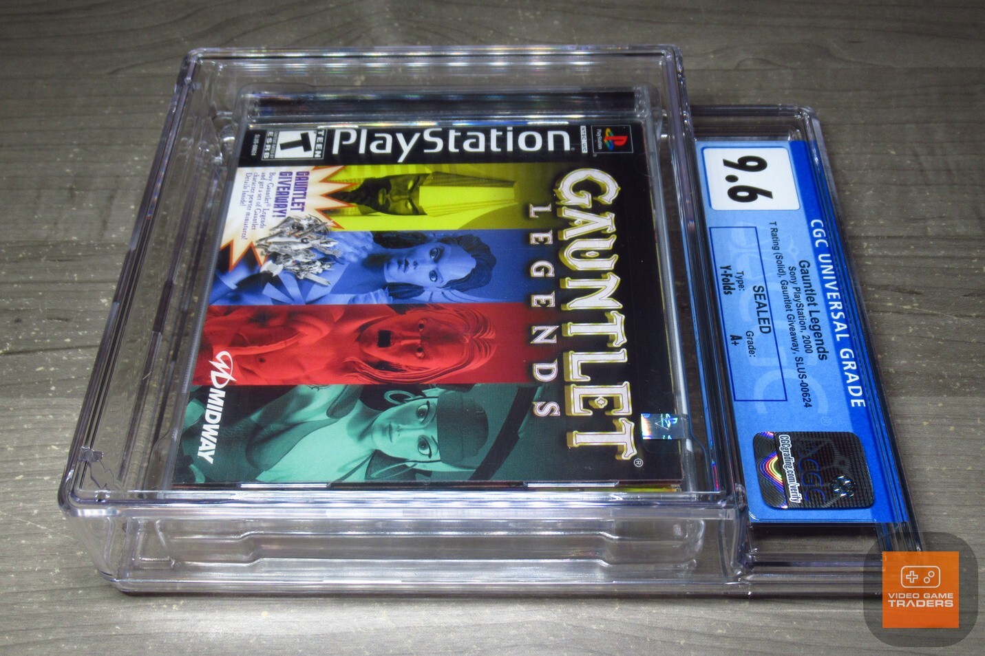 CGC 9.6 A+ – Gauntlet Legends PlayStation 1, PS1 2000 NEW!
