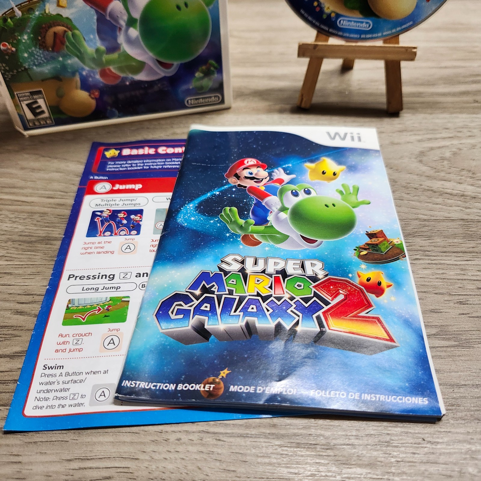 Super Mario Galaxy 2 – Nintendo Wii Complete in Box (CIB) Tested & Working