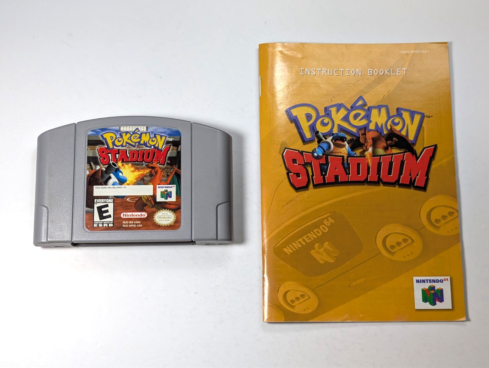Pokemon Stadium Nintendo 64 N64 with manual authentic
