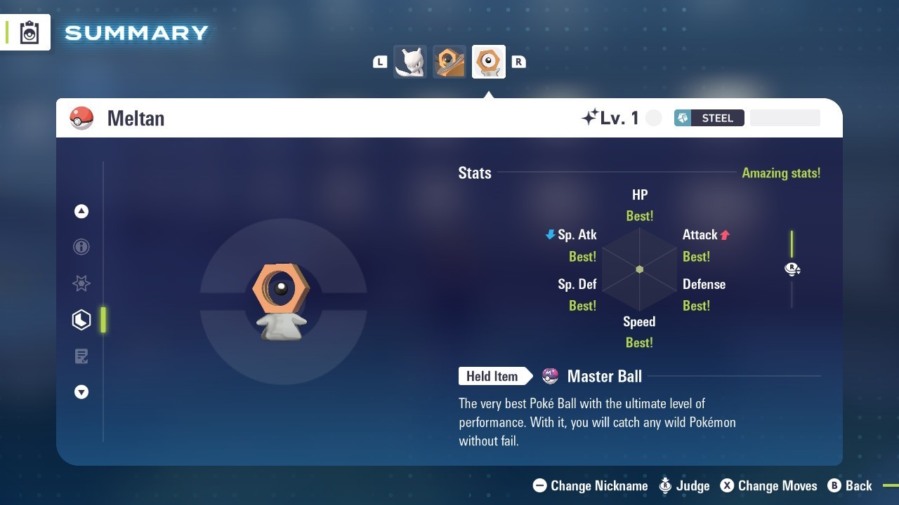 Choose Low Level Legendary Pokemon Shiny or Non-Shiny Legendaries Legends Z-A ZA