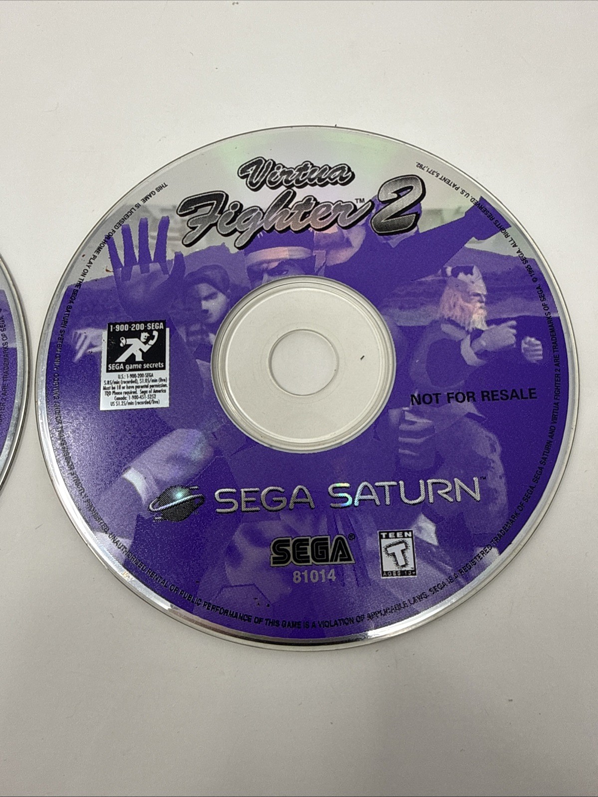 Virtua Fighter 2 Lot Of 2 Sega Saturn 1996 Disc Only Tested Working Free Ship