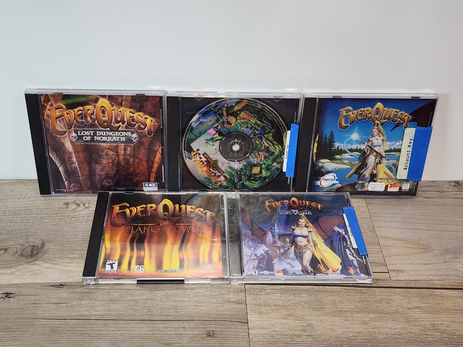Everquest PC Game Lot Planes Of Power, Ruins, Lost Dungeons, Scars Of Velious