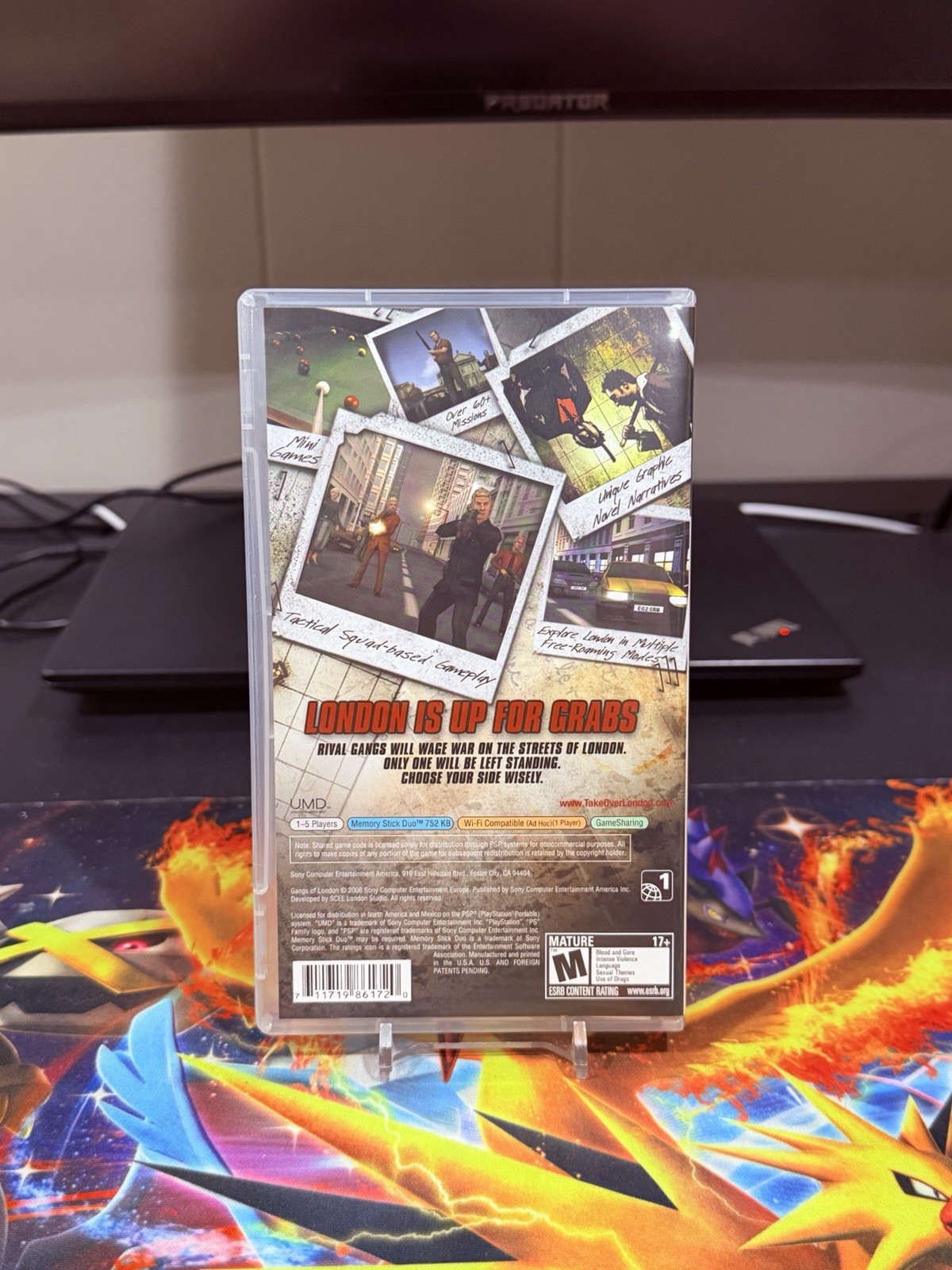 Gangs of London – CIB – Complete Tested – PSP- 1 Year Warranty – Fast Free Ship!