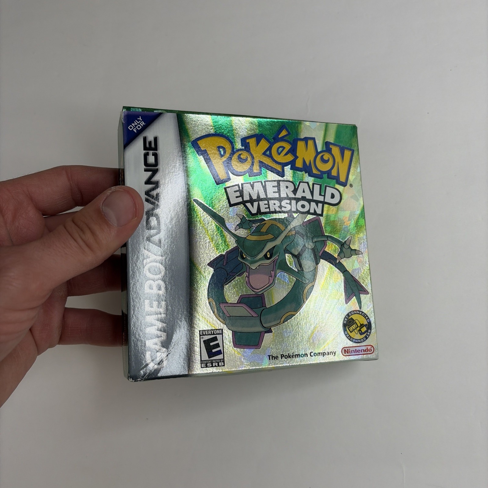 CLEAN Pokemon Emerald Game Boy Advance Authentic CIB Complete Poster Manual Box
