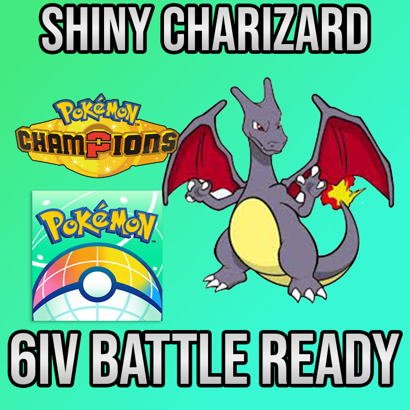 ✨6IV SHINY Charizard Battle Ready🚀 POKEMON HOME✨Pokemon Champions✨