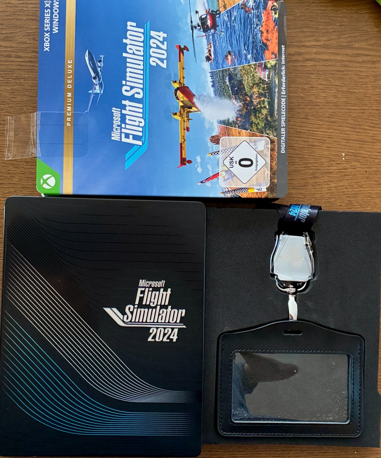 Microsoft Flight Simulator 2024 Steelbook + Lanyard Premium Deluxe Xbox PC Ps5
