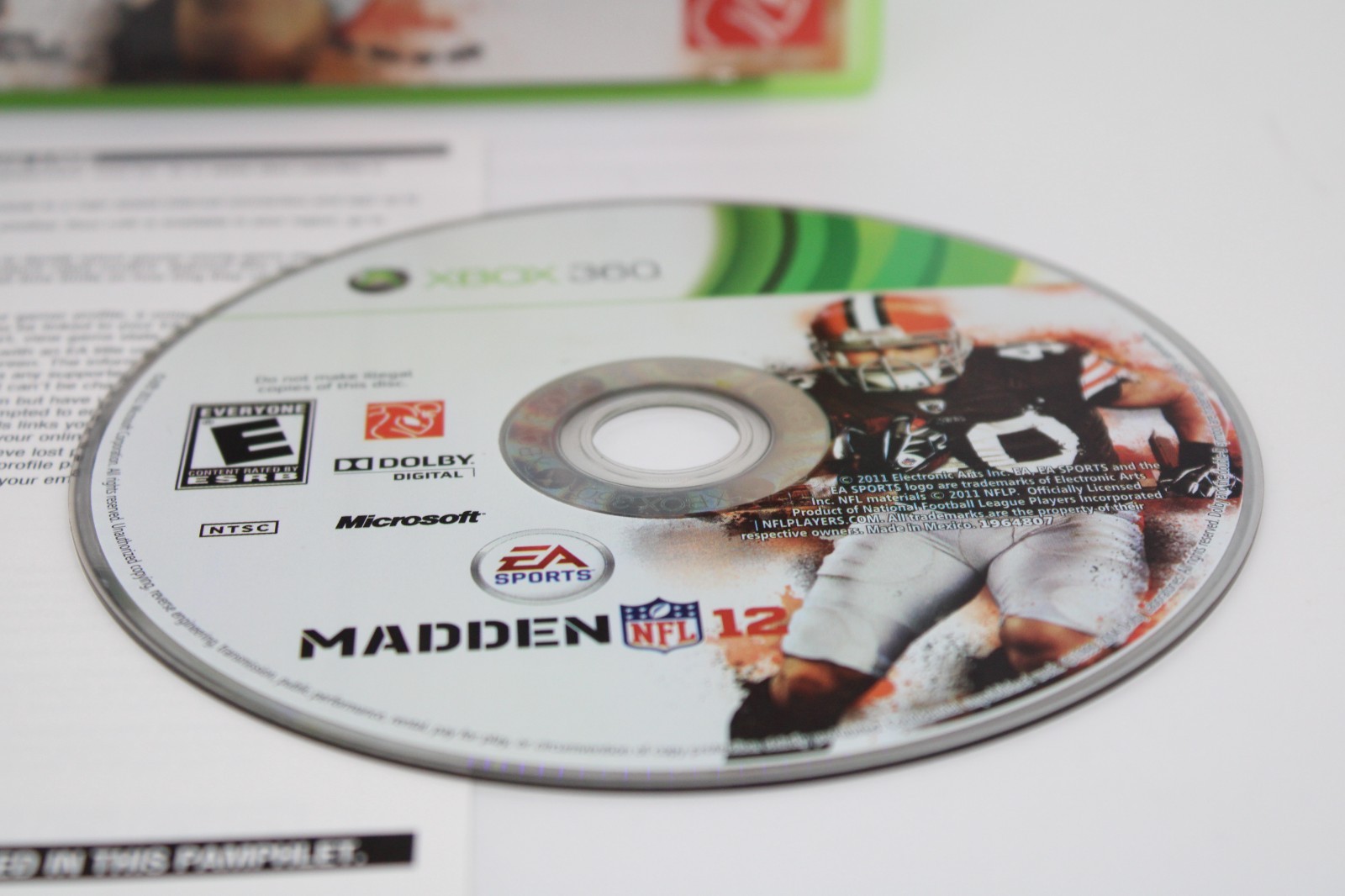 Refurbished Xbox 360 Madden NFL 12 2012 Complete CIB Excellent Mint Pristine