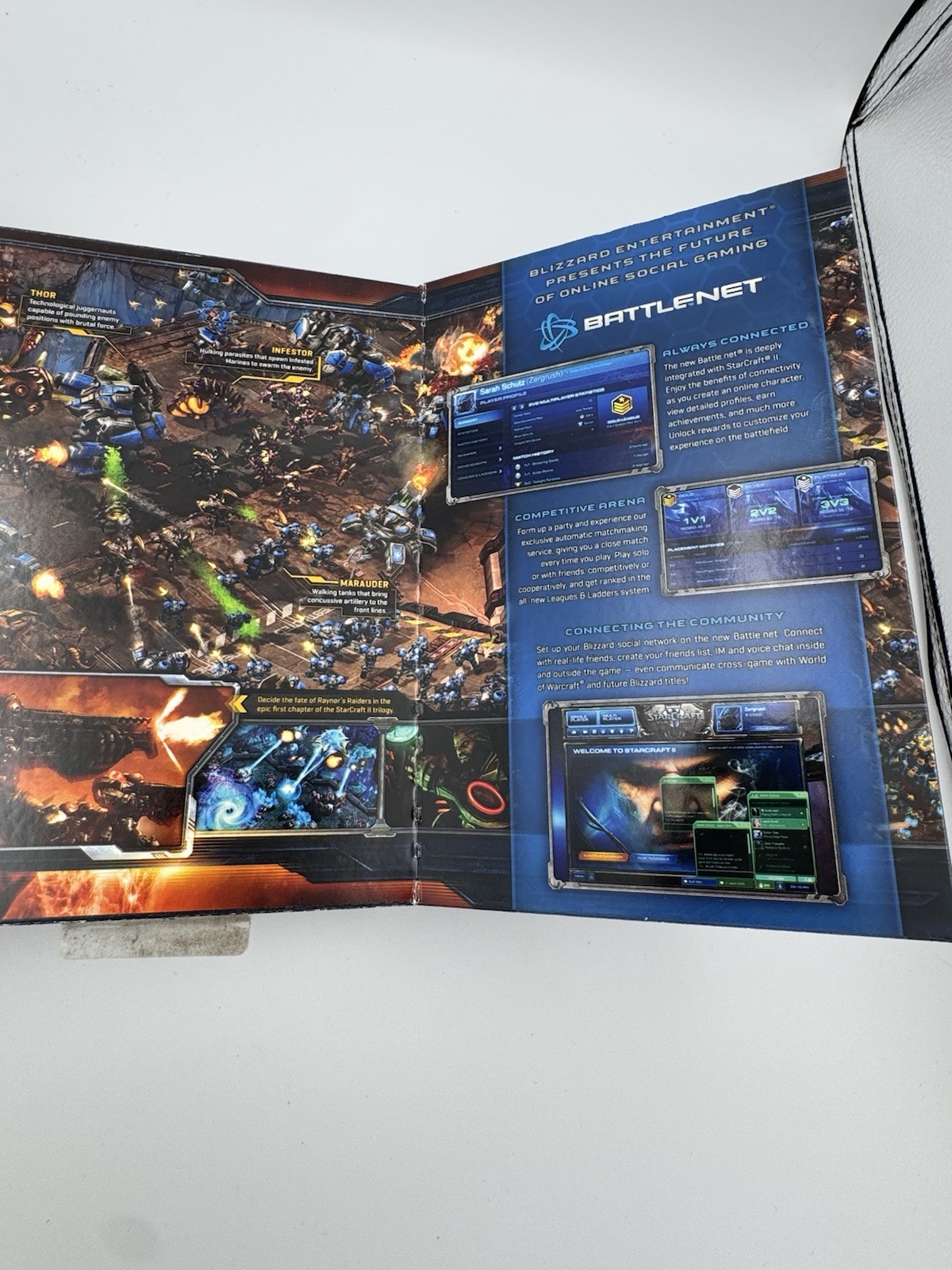 StarCraft II Wings of Liberty Big Box PC Complete w Inserts