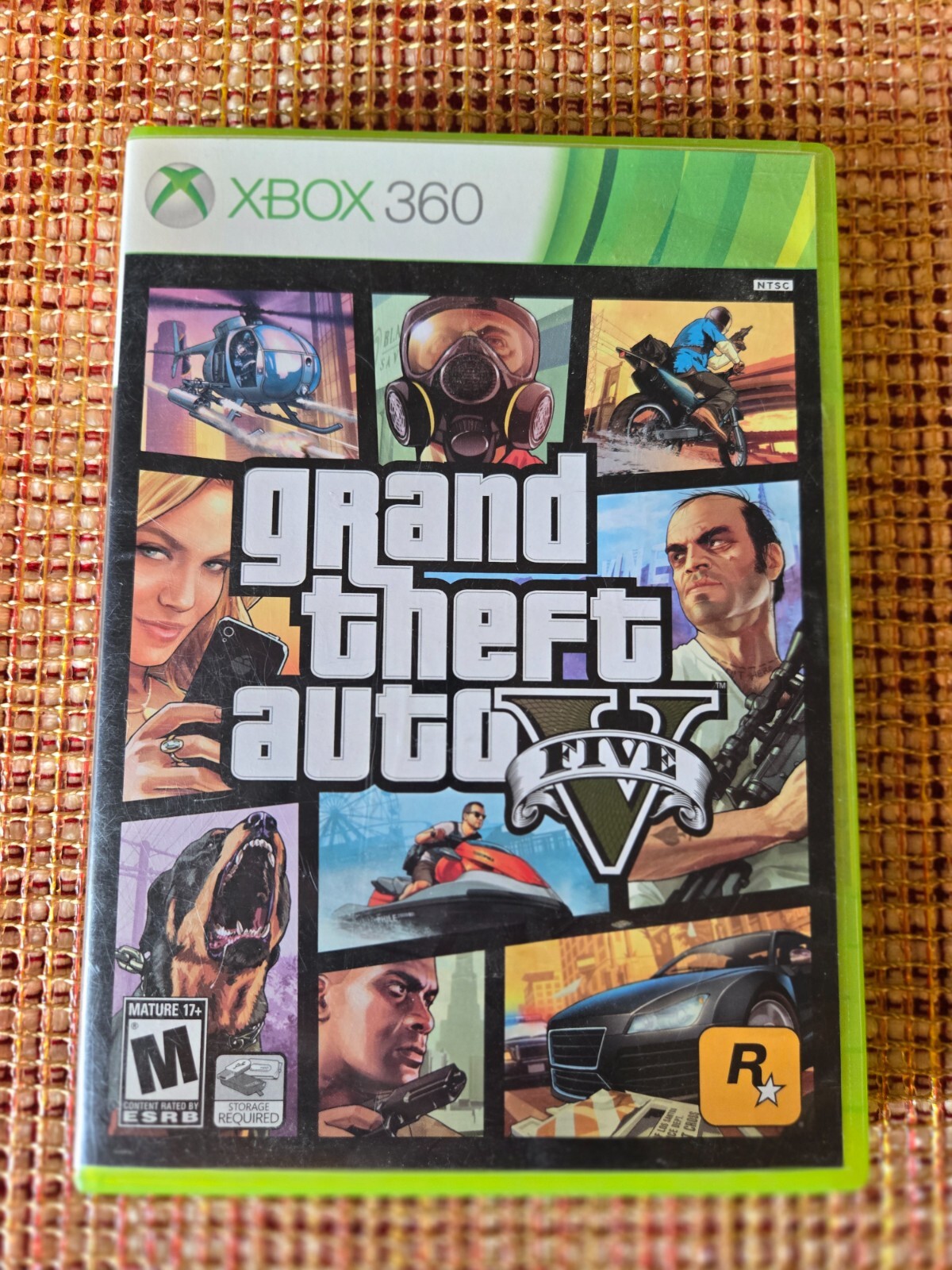 Grand Theft Auto V GTA 5 (Xbox 360, 2013) Complete With Map & Manual