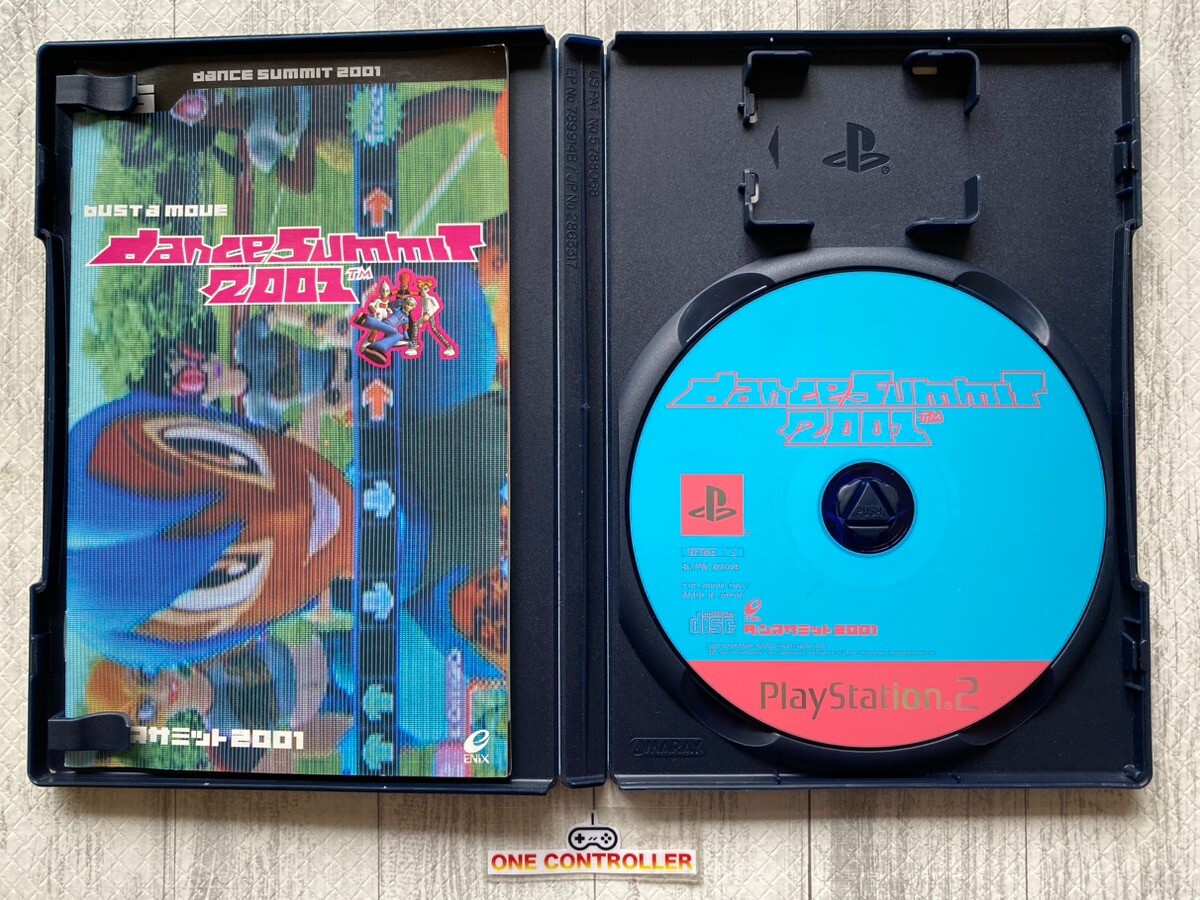 SONY PS 1 2 Bust A Move & PaRappa the Rapper dance summit Dog of Bay Aqua Kids