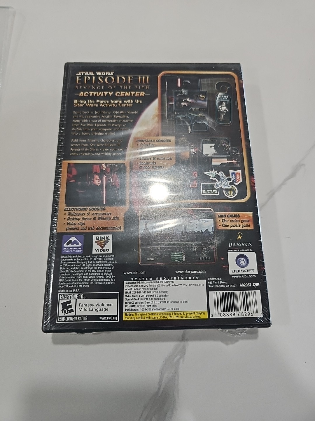 Star Wars Episode III: Revenge of the Sith Activity Center (PC, 2005)
