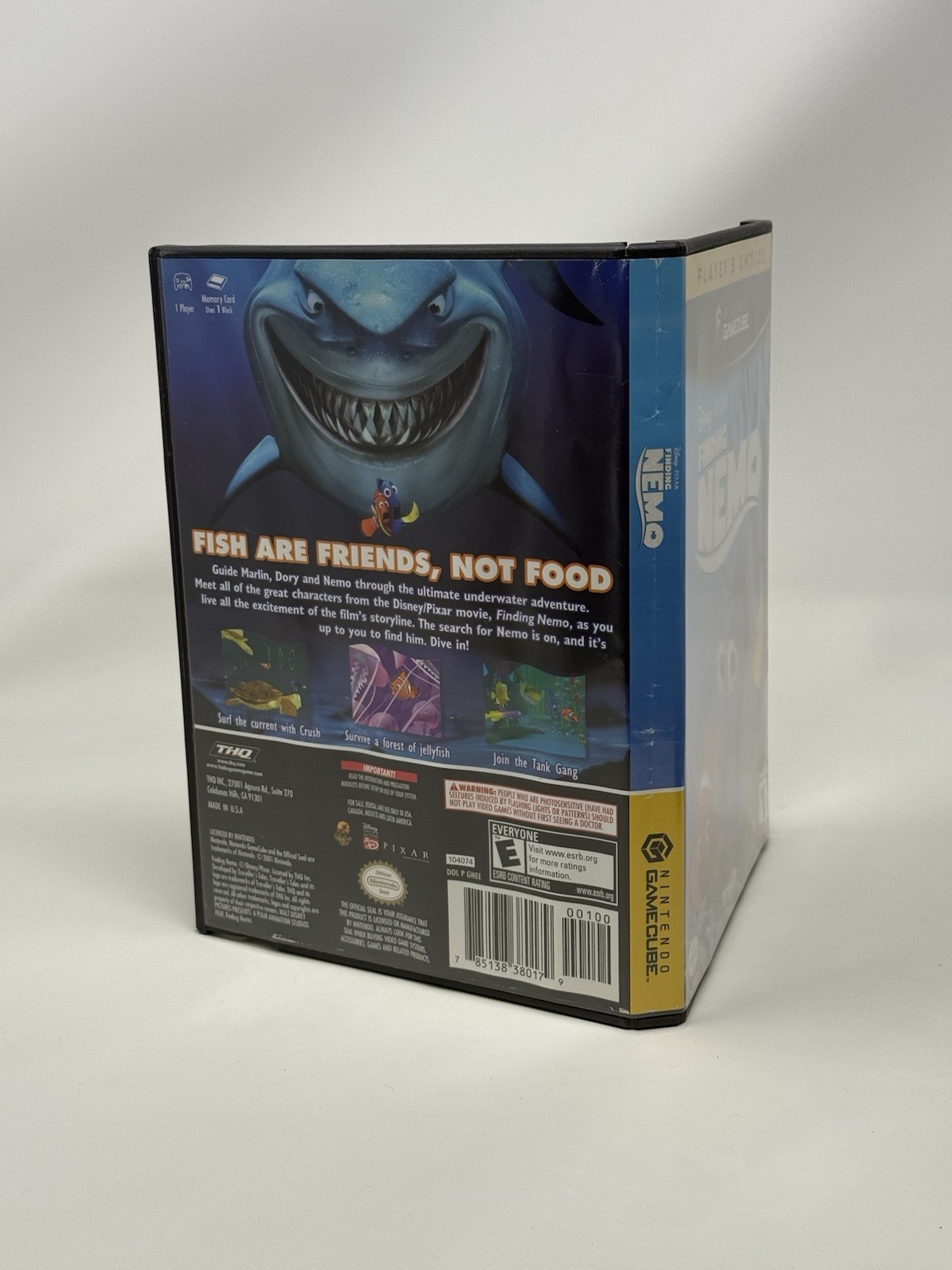 Finding Nemo Nintendo GameCube Game + Case Pristine Disc Authentic Tested Works