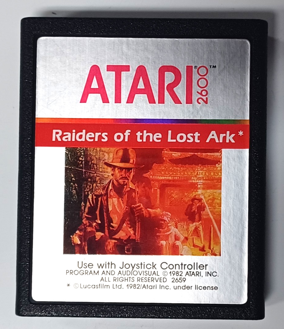 Raiders Of The Lost Ark w/Manual for Atari 2600 & 7800 Tested and Working