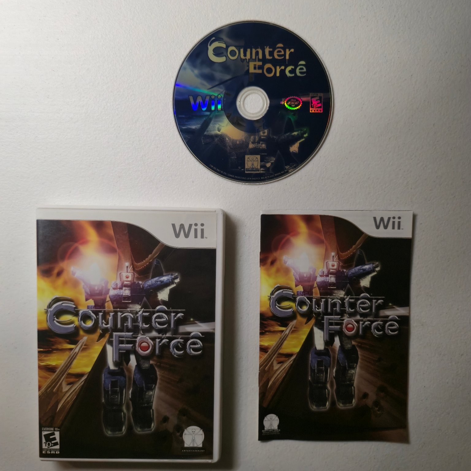 Counter Force Wii Video Game Shoot Em Up Multiplayer