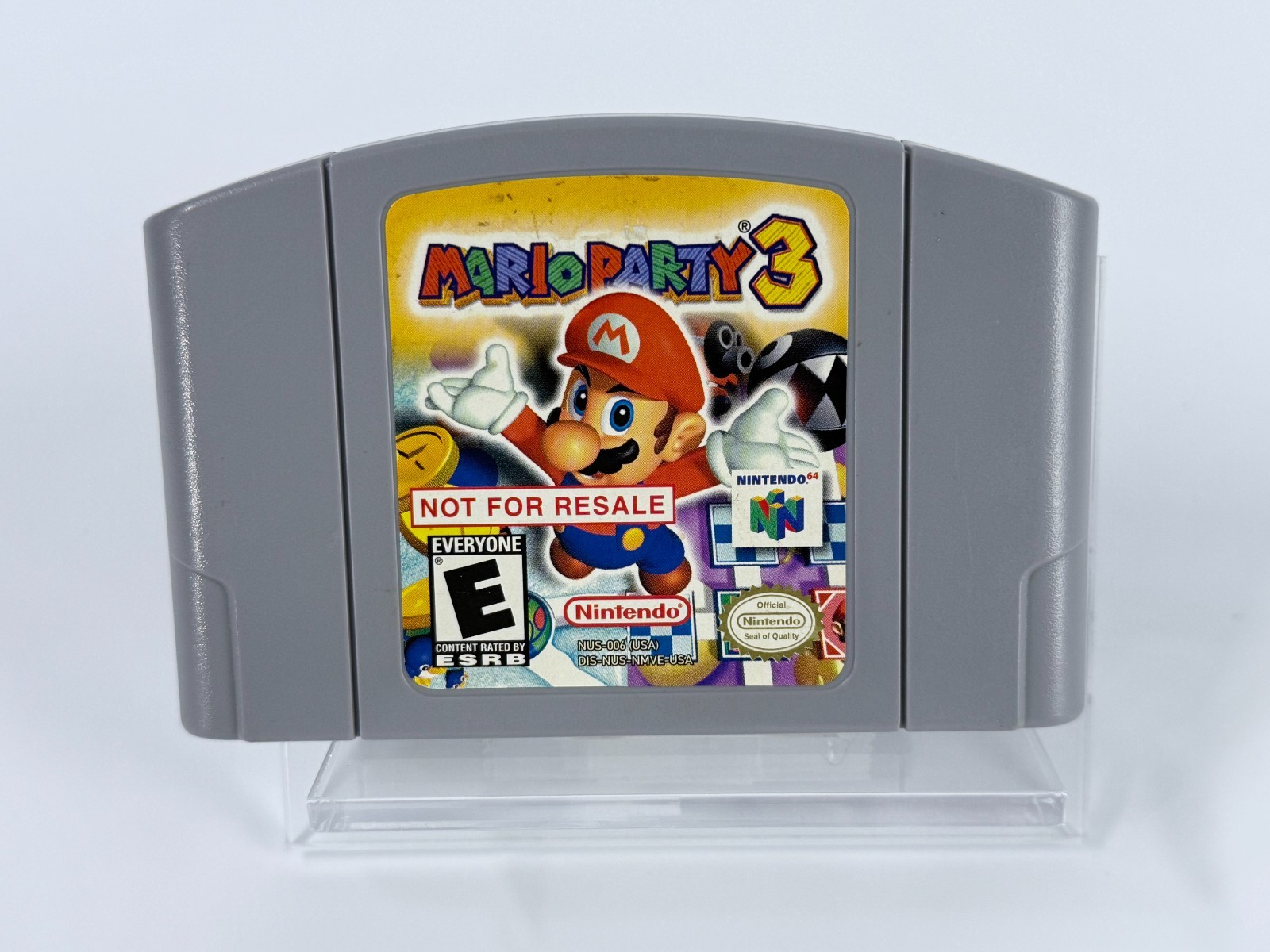 NOT FOR RESALE: Mario Party 3 (Nintendo 64 N64) Authentic & Tested