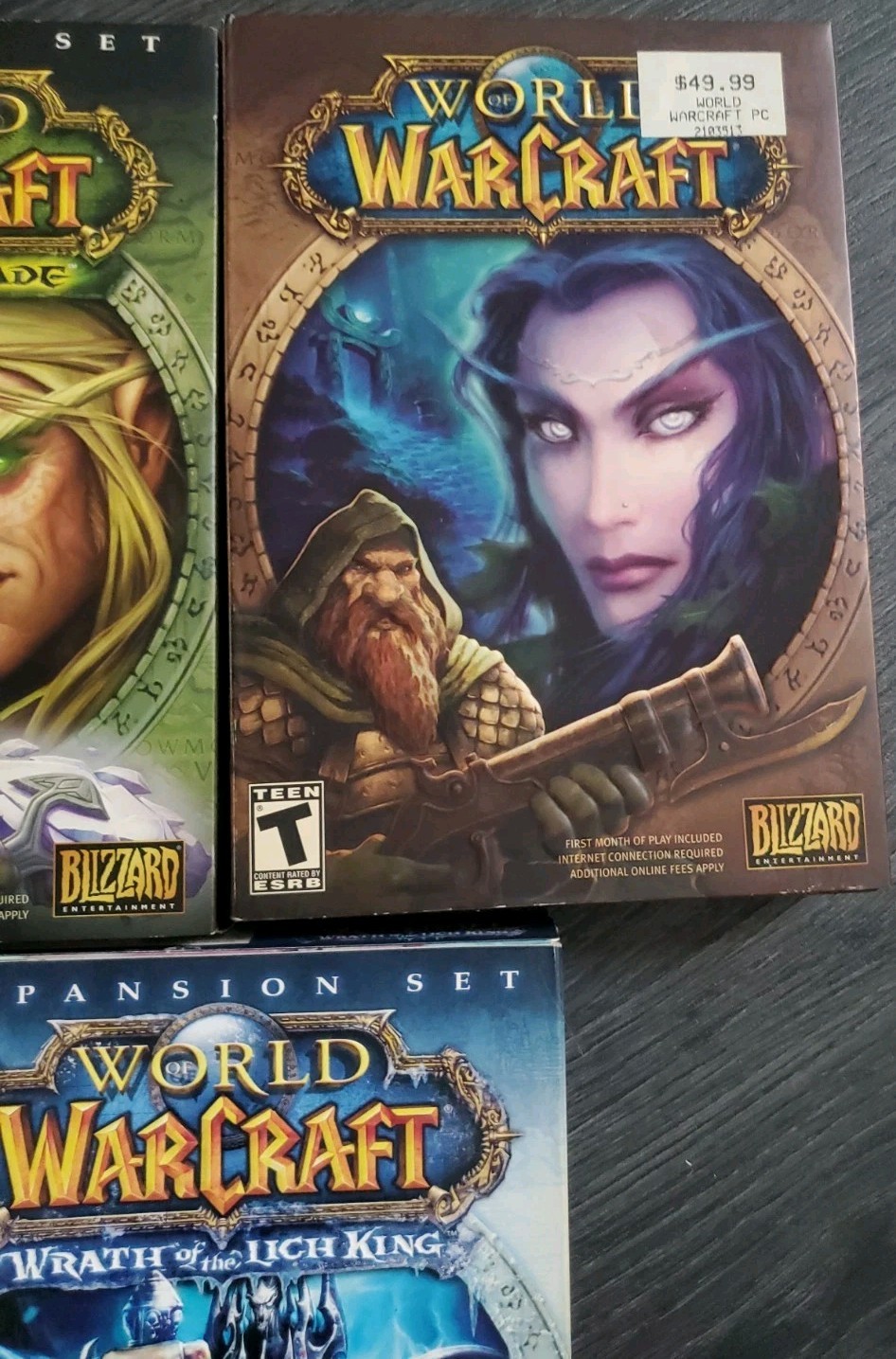 World Of Warcraft PC 5 Games W Expansions Burning Crusade Lich King Cataclysm Et