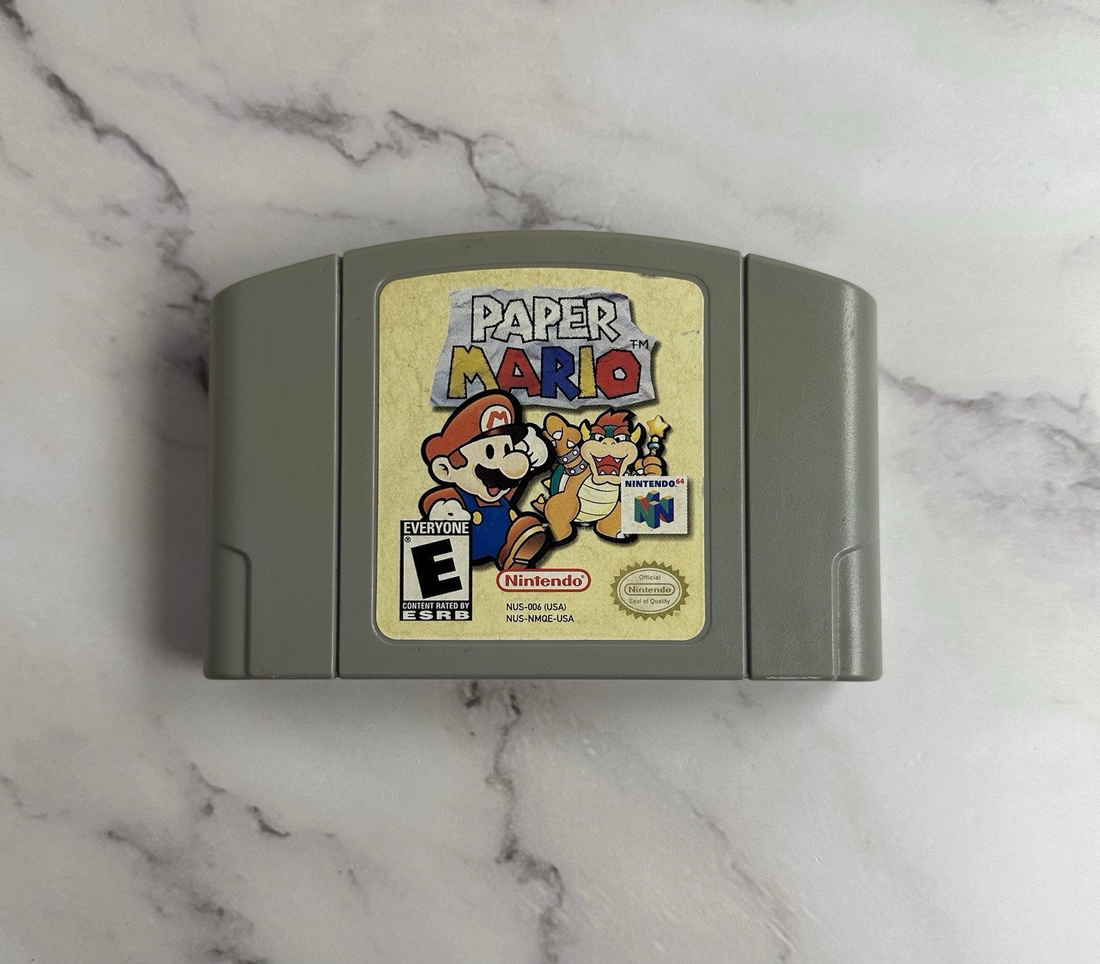 Paper Mario (Nintendo 64, 2001) – Authentic Cartridge & Tested
