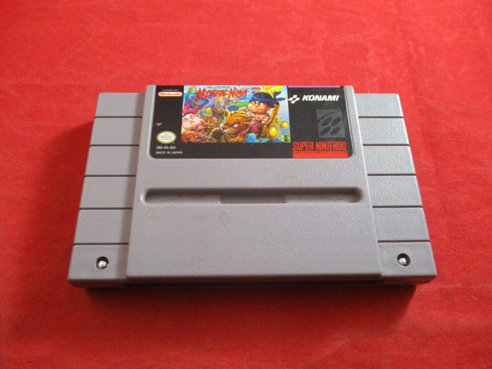 The Legend of the Mystical Ninja (Super Nintendo SNES) game WORKS!