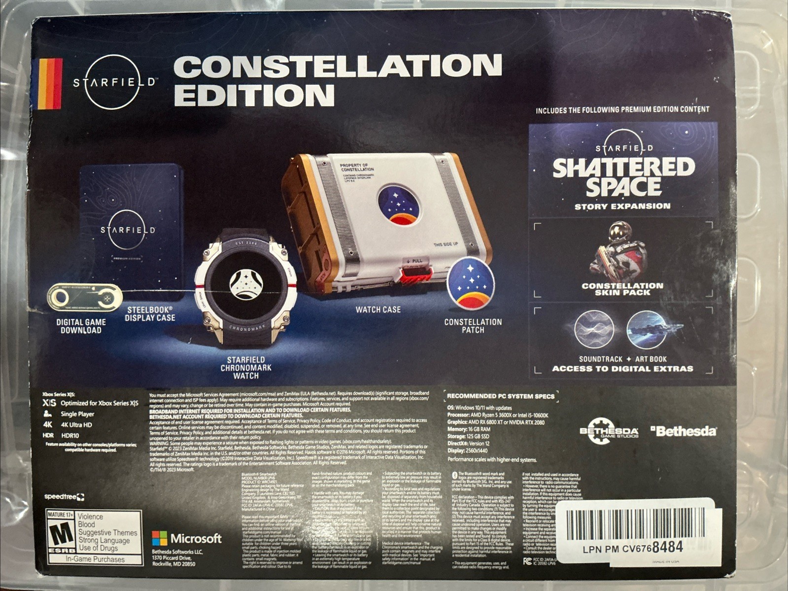 STARFIELD Constellation Edition for Xbox Series X – SEALED NEW – Collectors Ed.
