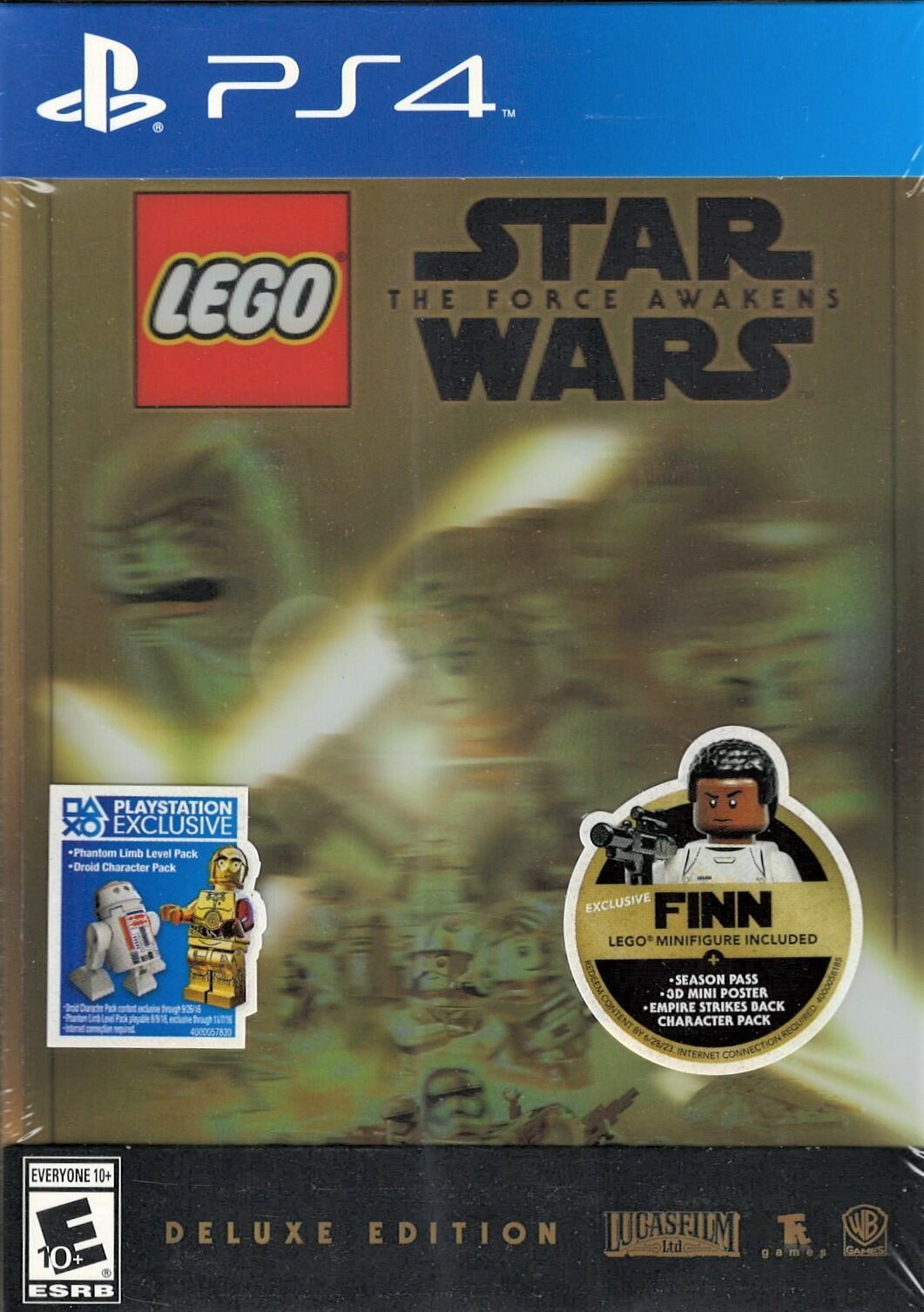 LEGO Star Wars: Force Awakens Deluxe Edition PS4 (Brand New Factory Sealed US Ve