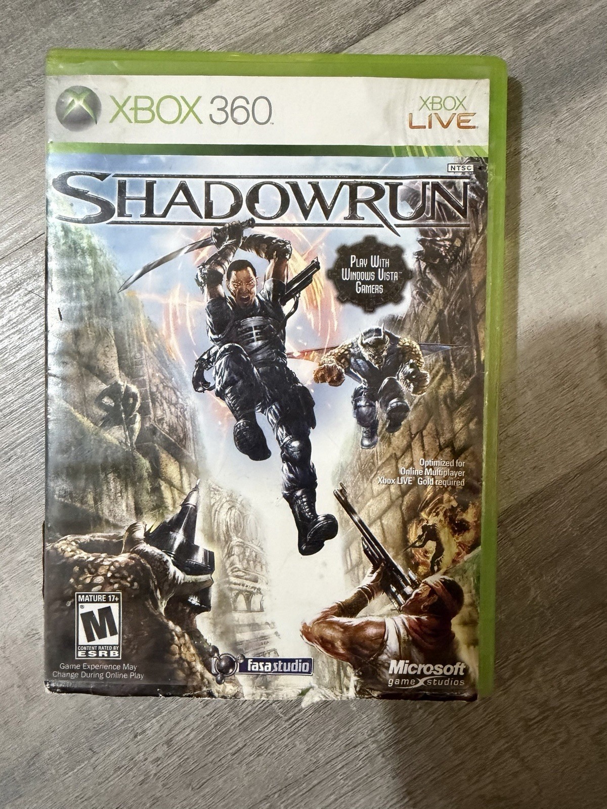 Xbox 360 Game Lot Shadowrun & Call of Duty Black Ops II CIB Tested Bundle