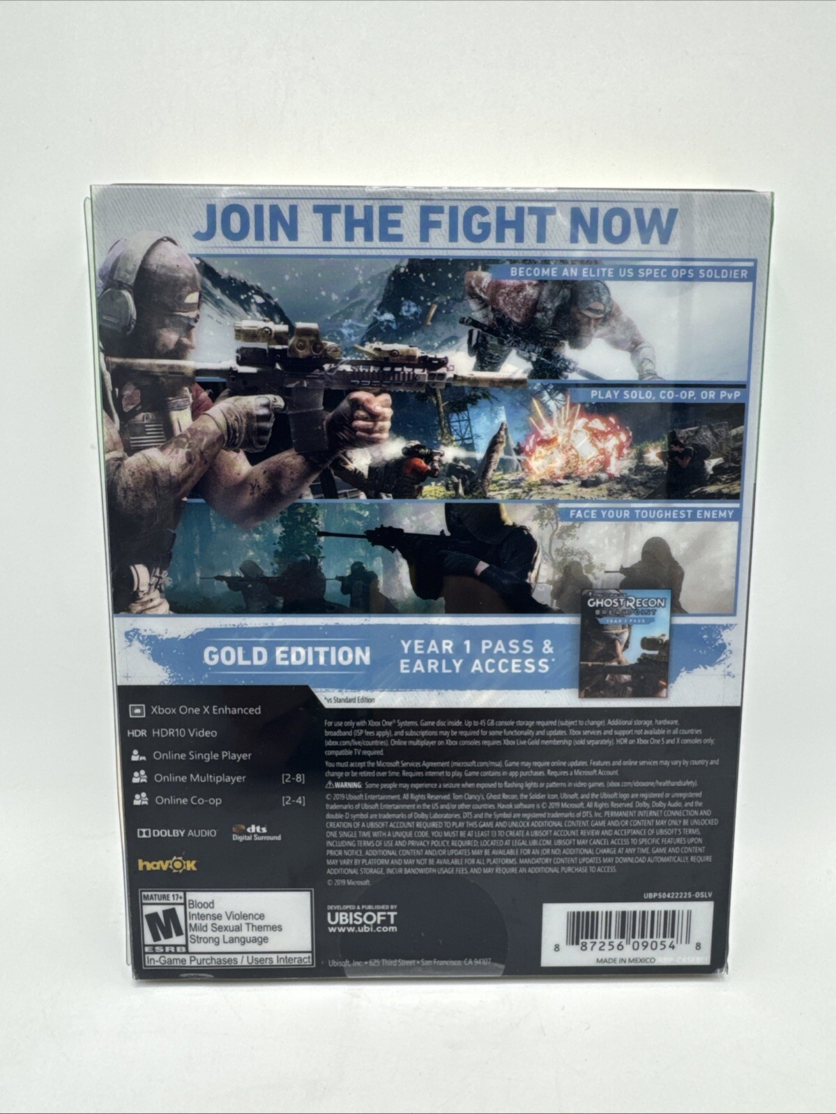 Tom Clancy’s Ghost Recon Breakpoint [ GOLD Edition STEELBOOK ] (XBOX ONE) SEALED