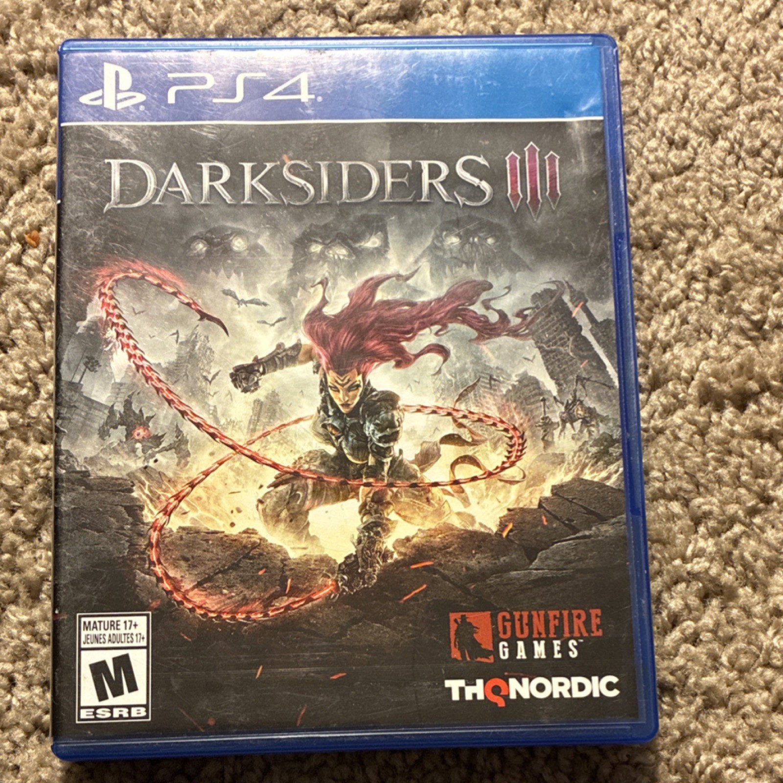 THQ Nordic Darksiders III PS4 Action Hack and Slash NTSC M Manual Included 2018