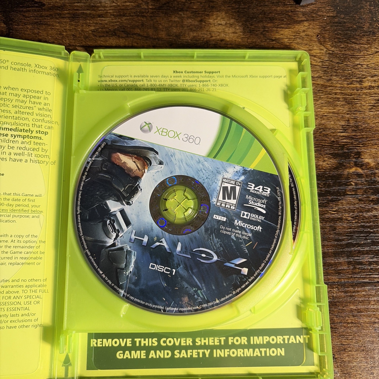 Halo 4 Microsoft Xbox 360, 2012 M- Mature