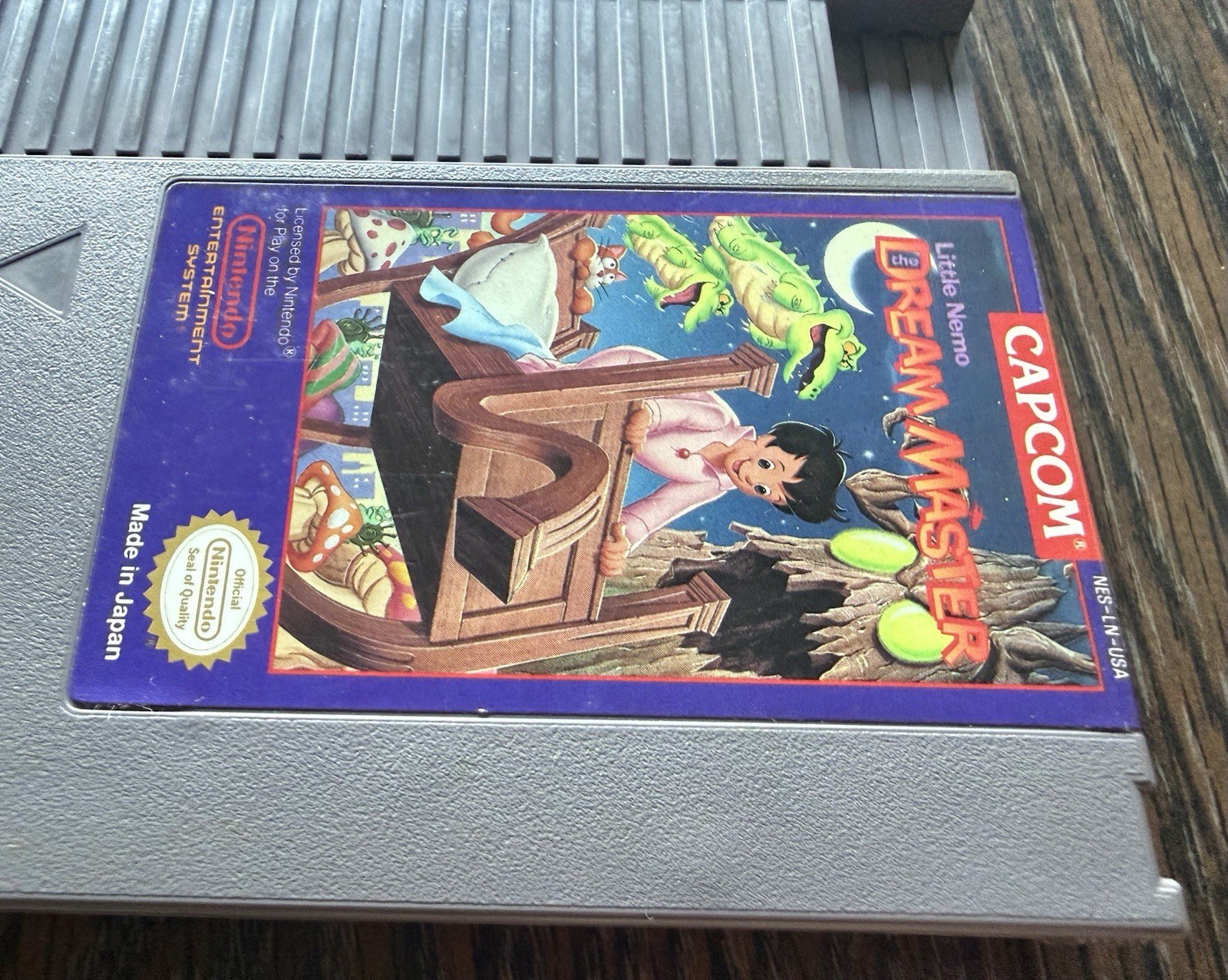 Nintendo NES Capcom Lot of 3! Street Fighter 2010 Nemo Little Mermaid CARTS ONLY