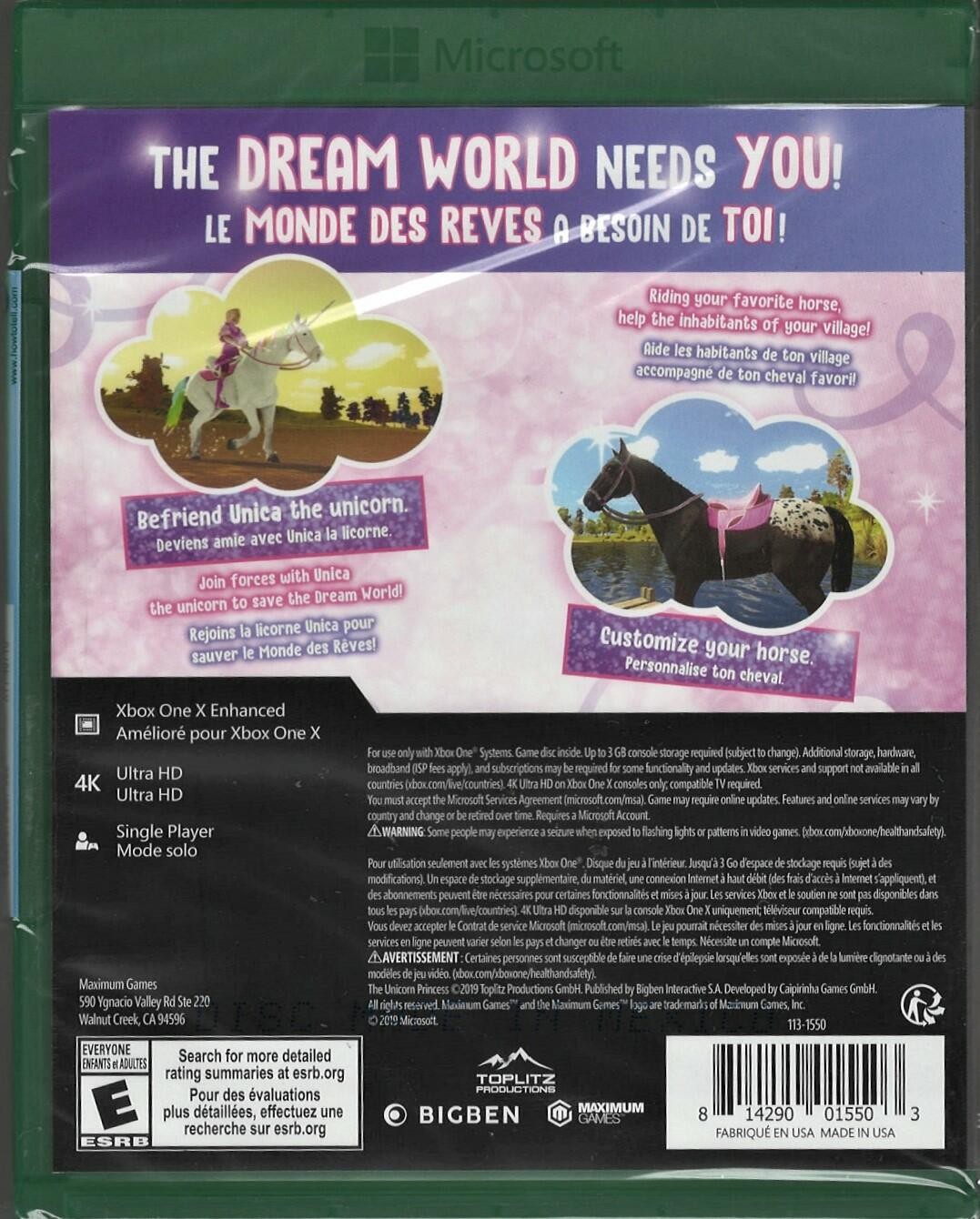 The Unicorn Princess – Xbox One