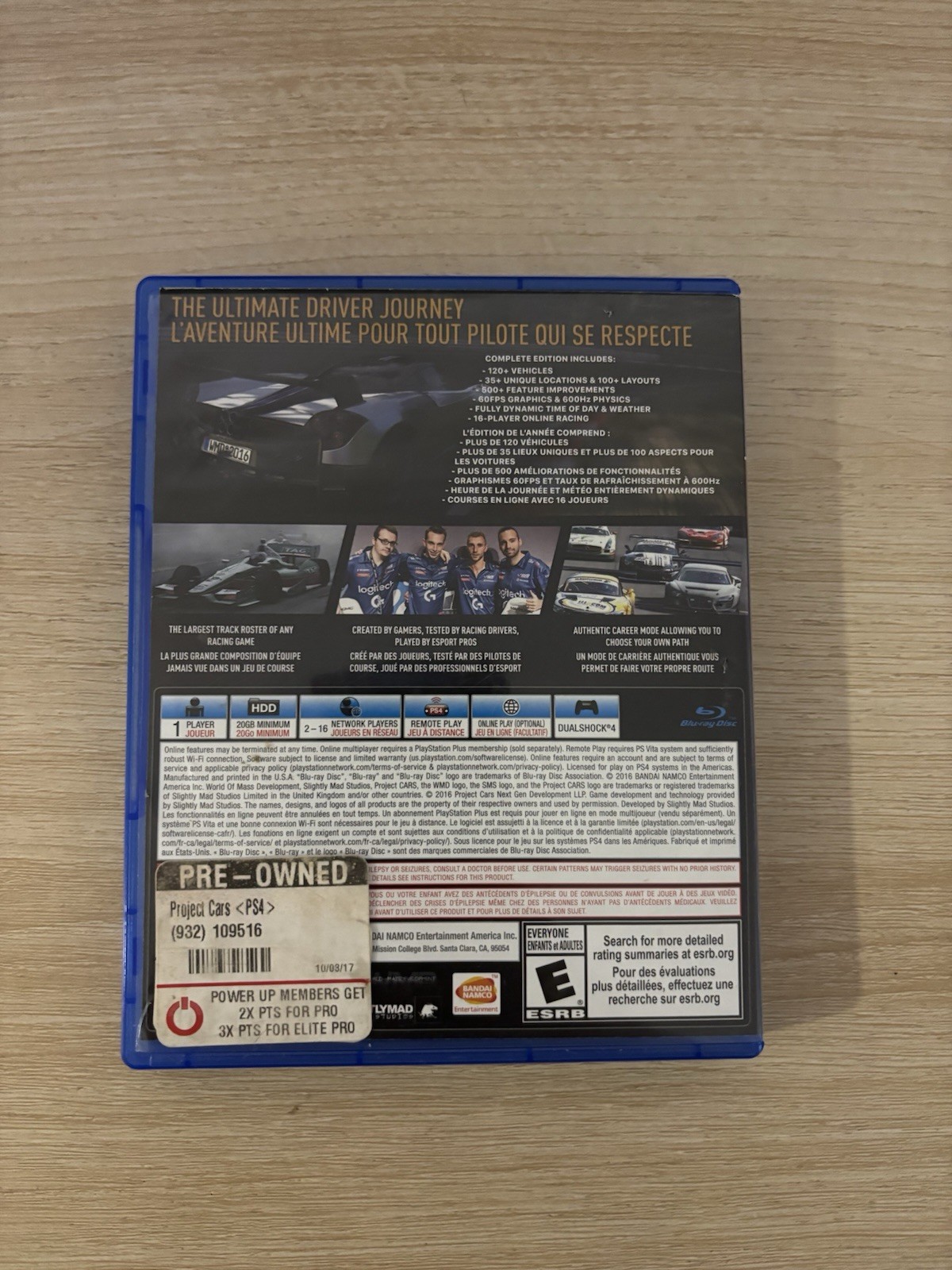 Bandai Namco Project CARS Complete Edition (PS4) Racing, E-Everyone
