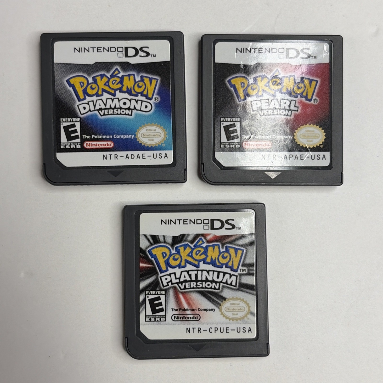 CLEAN! Pokemon Platinum Diamond Pearl Bundle CIB 100% Complete Box Authentic DS