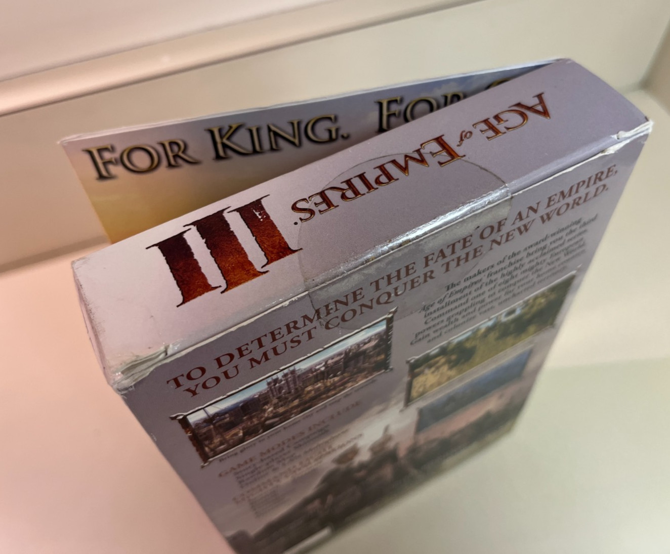 New Old Stock – Age of Empires III 3 MAC MacSoft Macintosh DVD-ROM Big Box, READ