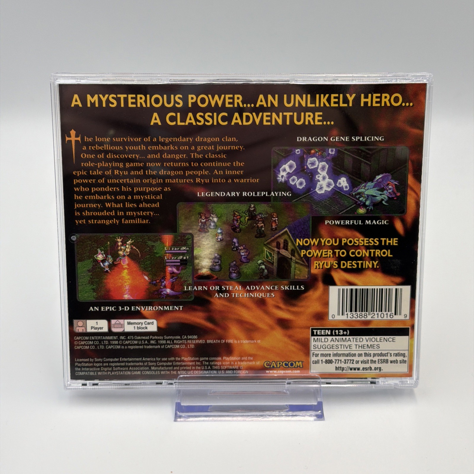 Breath of Fire III 3 Complete CIB +Registration Card-Black Label Playstation 🔥