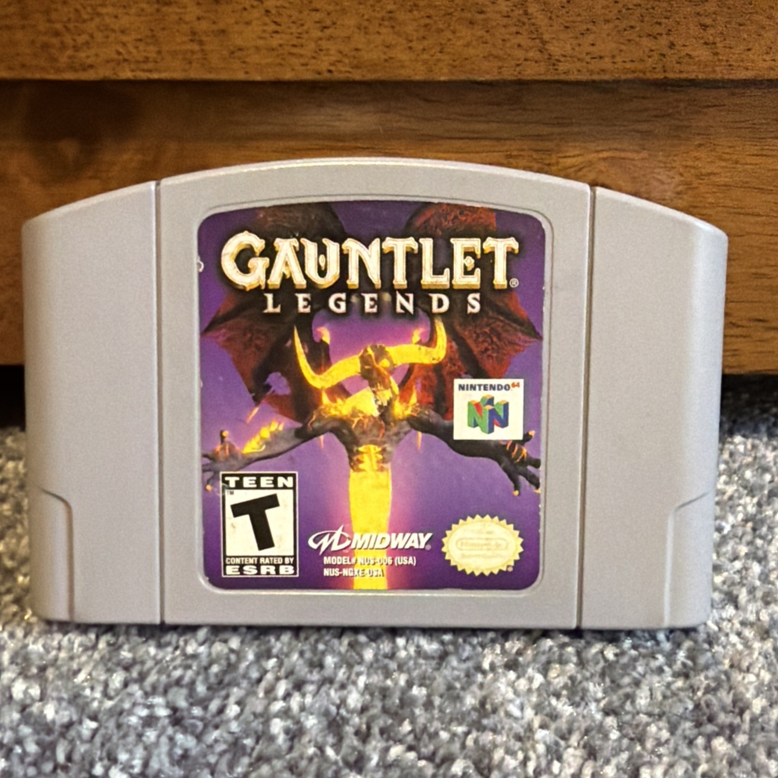 Gauntlet Legends N64 Nintendo 64 Authentic! Great Condition! Tested! Rare!