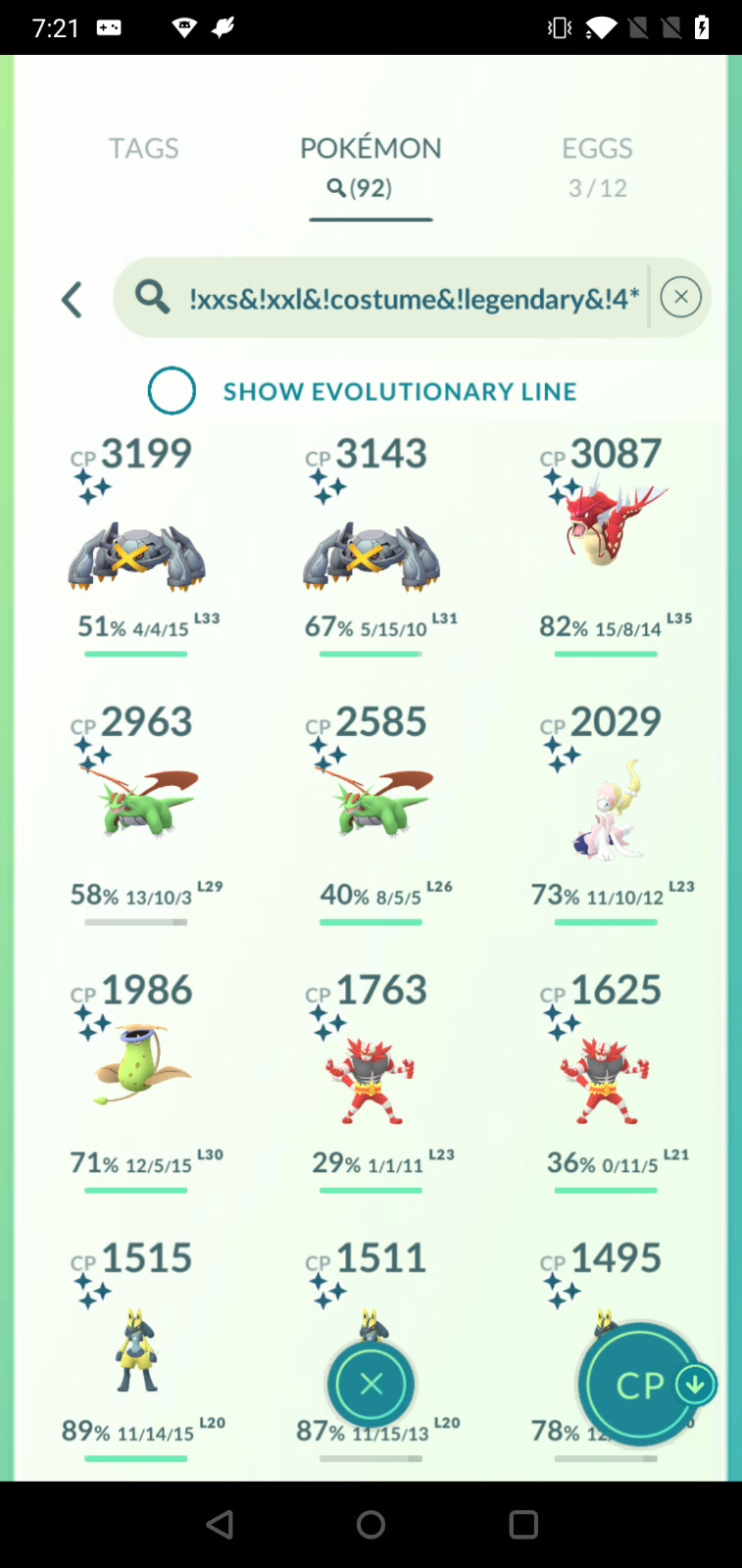 Pokémon GO Account Level 65 – 100 Shinies – 4 Million Stardust – PTC!