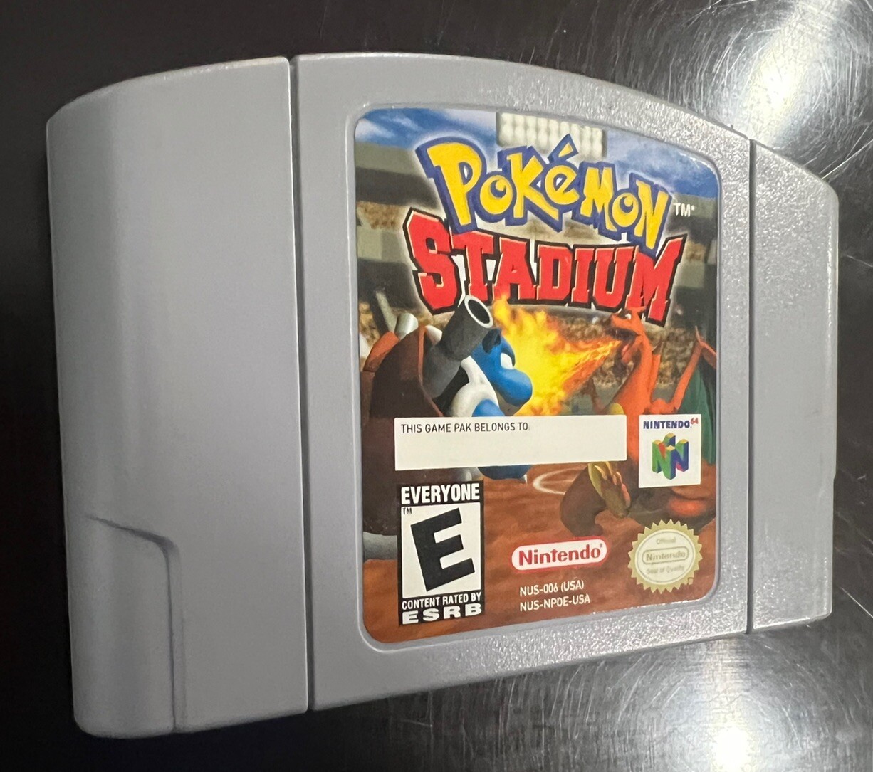 Pokemon Stadium N64 Nintendo 64 with Transfer Pack And Manual Tested Authentic