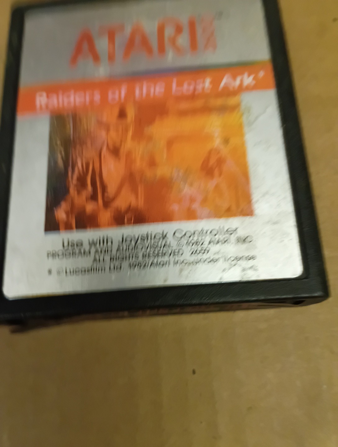 Atari Raiders of The Lost Ark 1982 Indiana Jones Video Game 2600 Tested Works