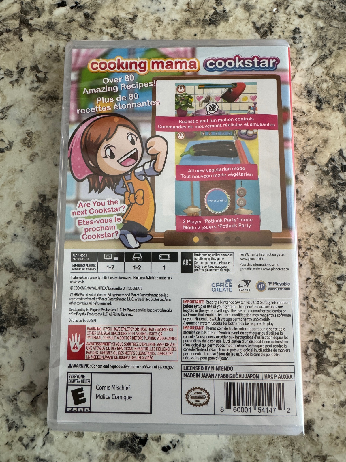 Cooking Mama Cookstar Nintendo Switch Brand New Factory Sealed