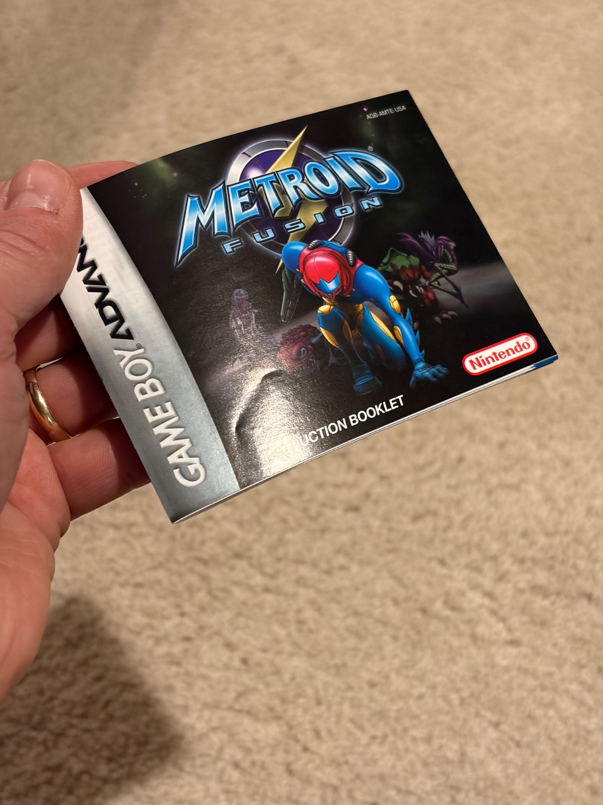 Metroid Fusion – Nintendo Game Boy Advance GBA – Complete CIB – Tested