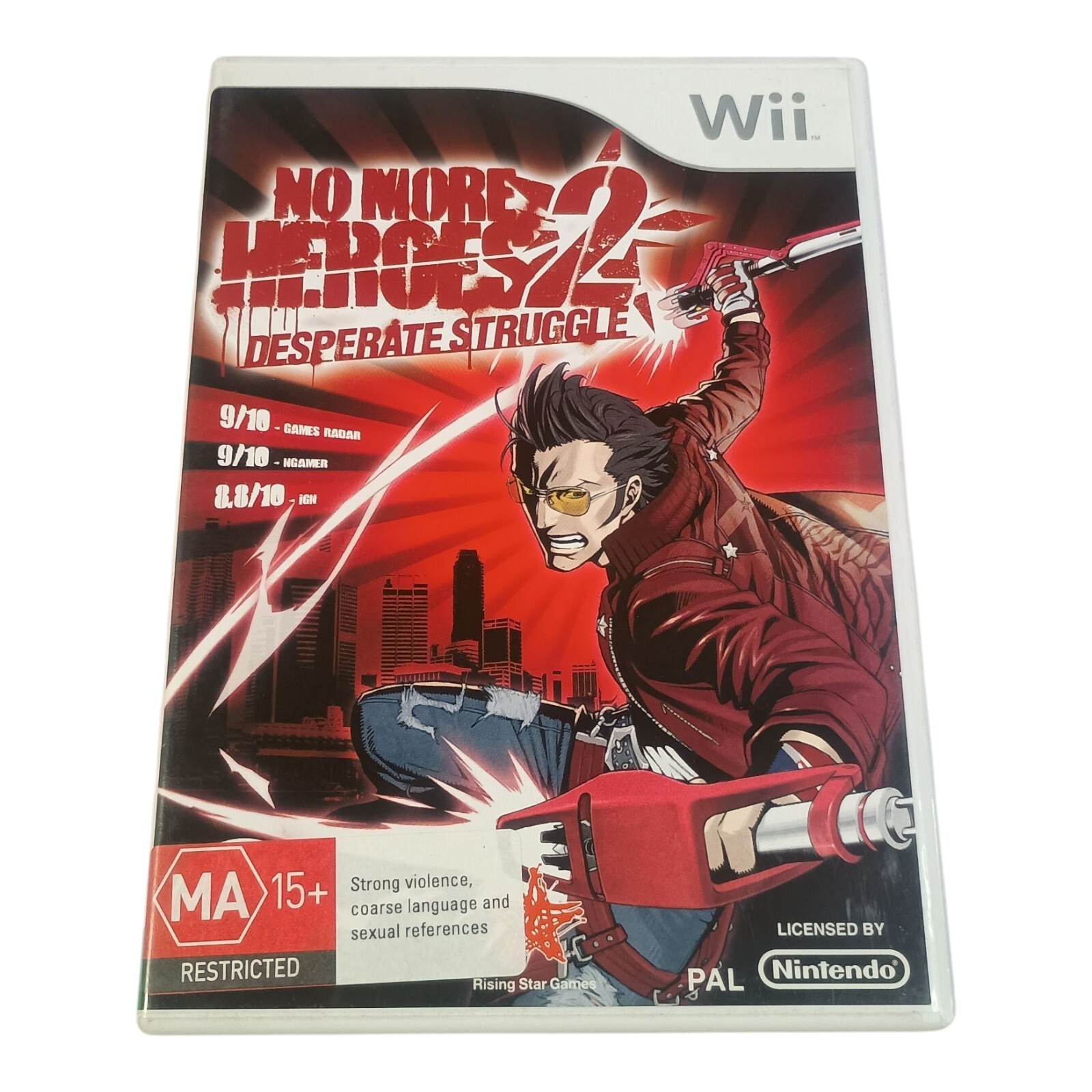 No More Heroes 2: Desperate Struggle Nintendo Wii | Complete | Hack and Slash