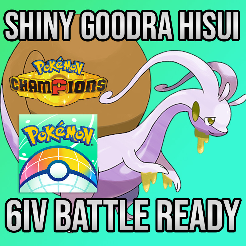 ✨6IV SHINY Hisuian Goodra Battle Ready🚀 POKEMON HOME✨Pokemon Champions✨